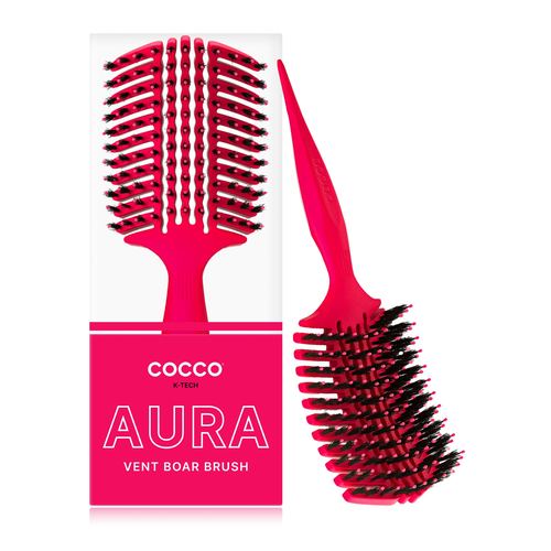 COCCO® Aura Vent Boar Brush (Pink), view 4