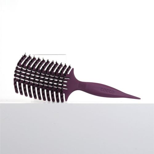 COCCO® Aura Vent Boar Brush (Purple), view 3