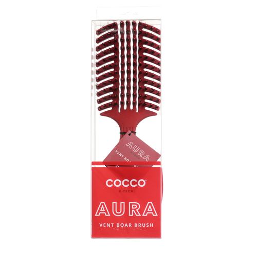 COCCO® Aura Vent Boar Brush (Red), view 2