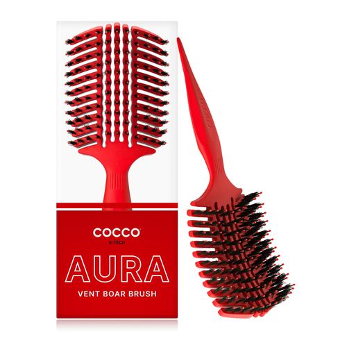 COCCO® Aura Vent Boar Brush (Red), view 4
