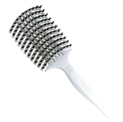 COCCO® Aura Vent Boar Brush (White)