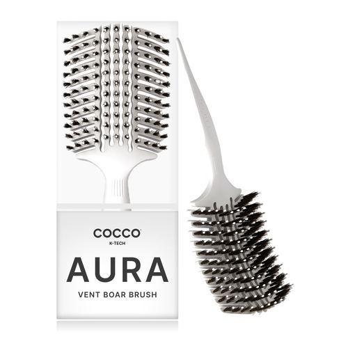 COCCO® Aura Vent Boar Brush (White), view 4