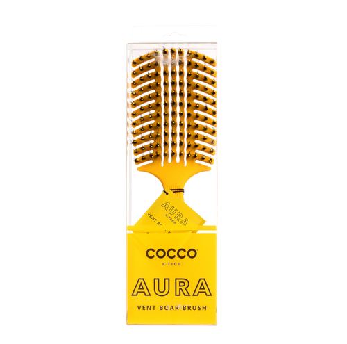 COCCO® Aura Vent Boar Brush (Yellow), view 2