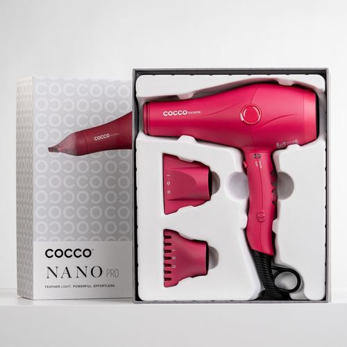 COCCO® Nano Pro Hair Dryer (Pink), view 3