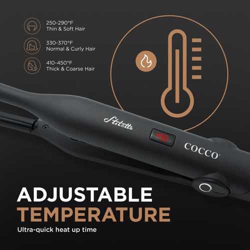 COCCO® Stiletto 3/10" Domed Flat Iron, view 6