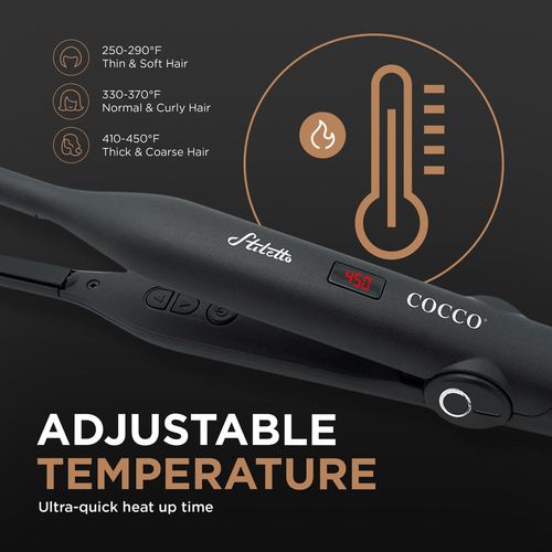 COCCO® Stiletto 3/10" Flat Iron, view 7