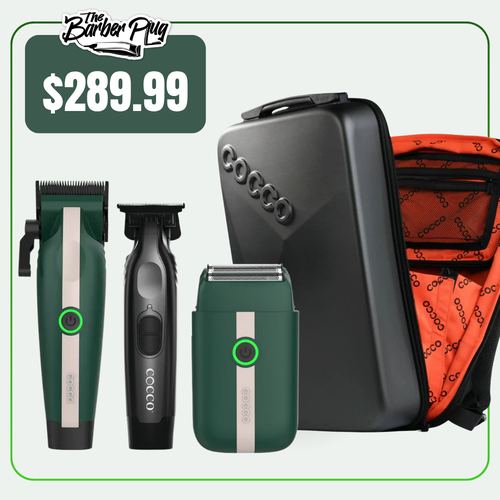 Cocco Veloce Trimmer, Lite Clipper and Shaver Combo (Free Backpack)