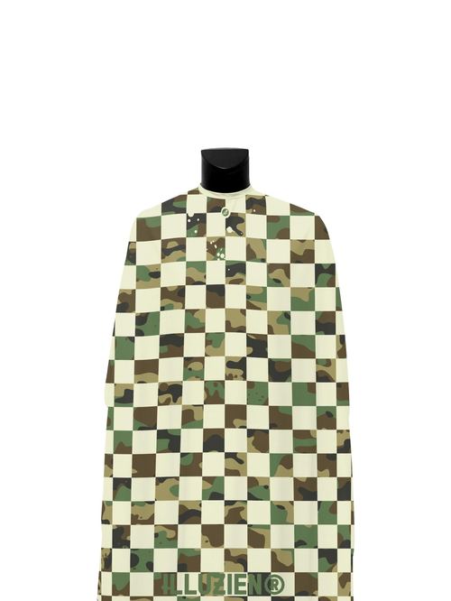 Cream Check-Camo PRO Cape, view 2