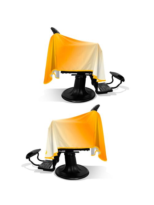 Creamsicle Gradient PRO Cape, view 3