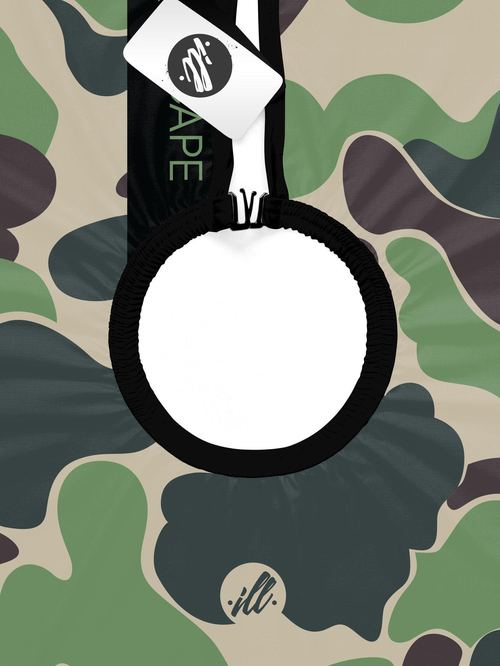 Dark Olive Green Camo PRO Cape, view 5