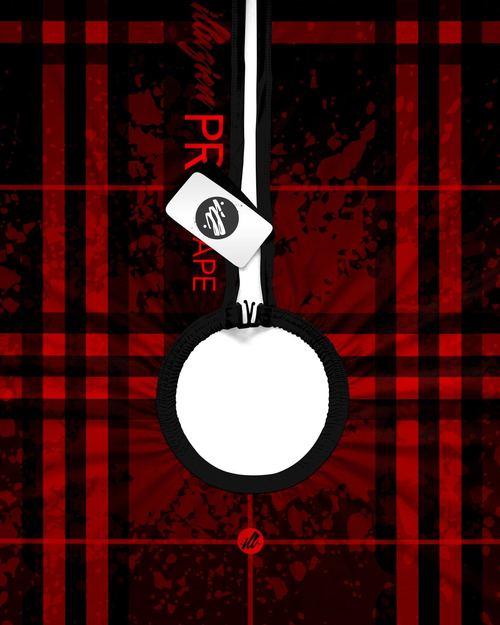 Dark Red Plaid PRO Cape, view 6