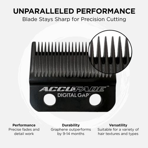 Digital Gap™ Accufade Graphene Fade Clipper Blade, view 5