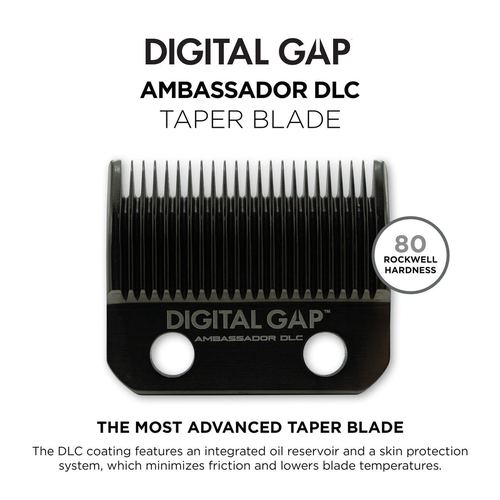 Digital Gap™ Ambassador DLC Taper Clipper Blade, view 4