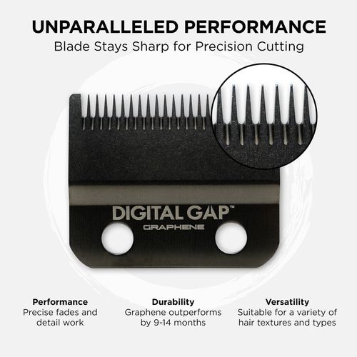 Digital Gap™ Ambassador Graphene Fade Clipper Blade, view 4