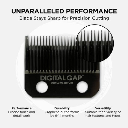 Digital Gap™ Ambassador Graphene Taper Clipper Blade, view 4