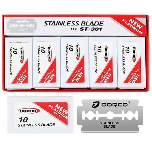 Dorco Platinum Stainless Double Edge Razor Blades - 100 Blades, view 2