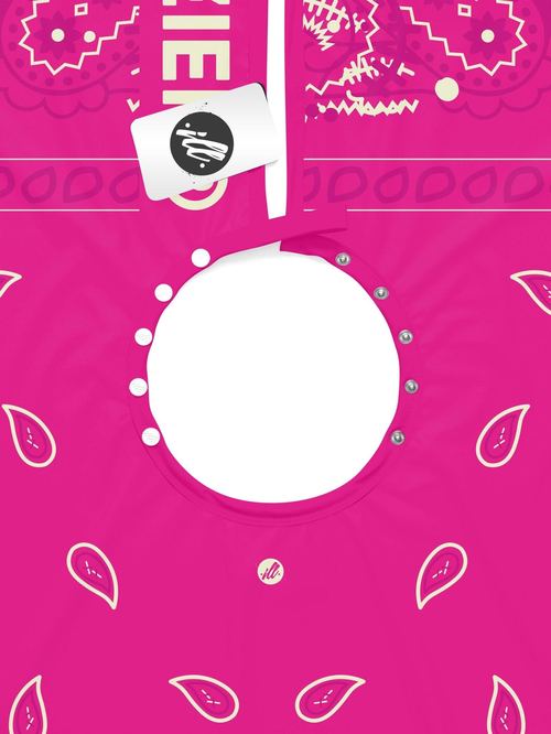 Electric Pink Bandana v2 PRO Cape, view 6