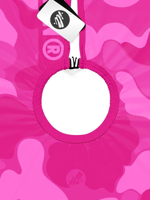 Electric Pink Camo PRO Cape, view 5