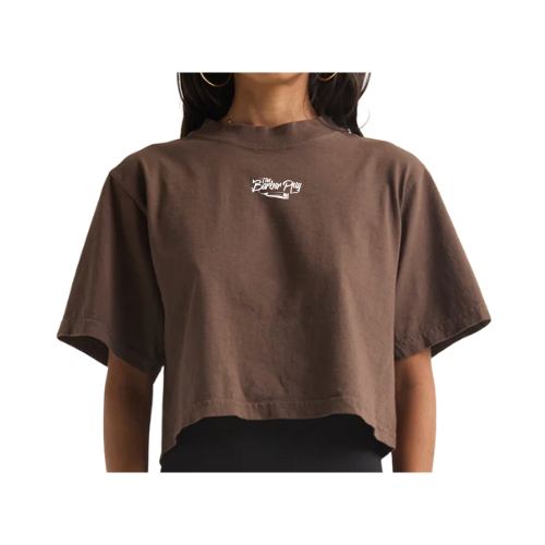 Fadez 2 Riches Heavy Weight Women's Crop Top, view 3