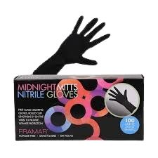 Framar Midnight Mitts Nitrile Gloves - 100 Count, view 3