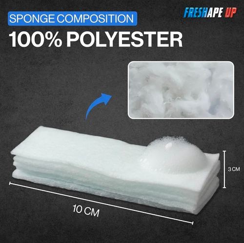 Freshape Up 100 Packs - Barber Shampoo Infused Sponges for Hairline Cleaning (No Rinse), view 6