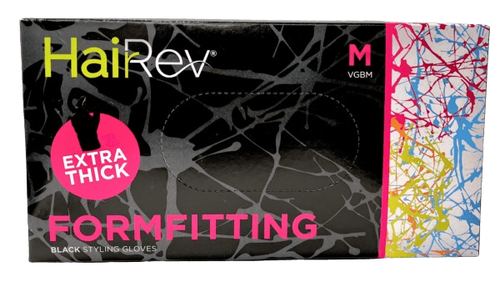 Hairev Formfitting Black Styling Gloves