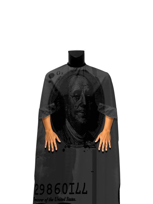 Hands Free $100 Bill (Blackout) PRO Cape, view 2