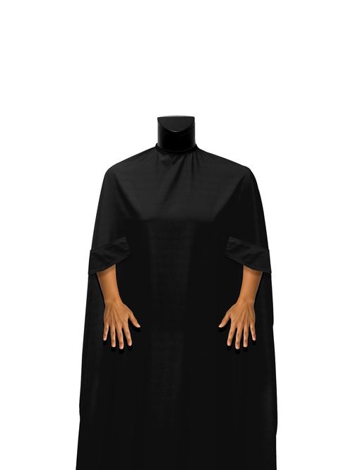 HANDS FREE Solid Black PRO Cape, view 2