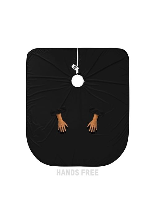 HANDS FREE Solid Black PRO Cape, view 4