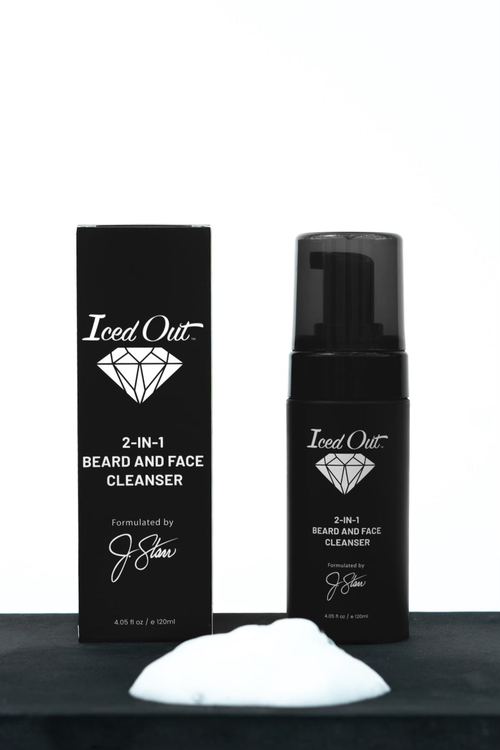 Iced Out 2-IN-1 Beard and Face Cleanser 4.05 fl oz, view 2
