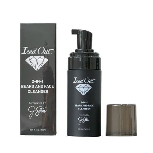 Iced Out 2-IN-1 Beard and Face Cleanser 4.05 fl oz, view 3