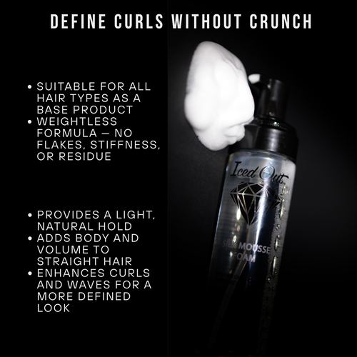 Iced Out Silk Mousse Foam 7.10 fl oz, view 3