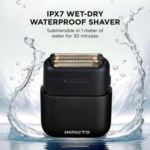 Impacto Micro Wet-Dry Shaver (Black), view 5