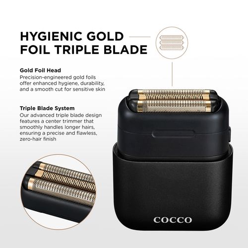 Impacto Micro Wet-Dry Shaver (Black), view 6