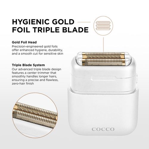 Impacto Micro Wet-Dry Shaver (White), view 5