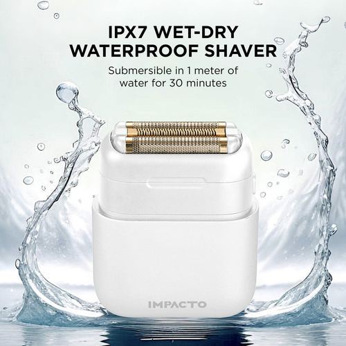 Impacto Micro Wet-Dry Shaver (White), view 6