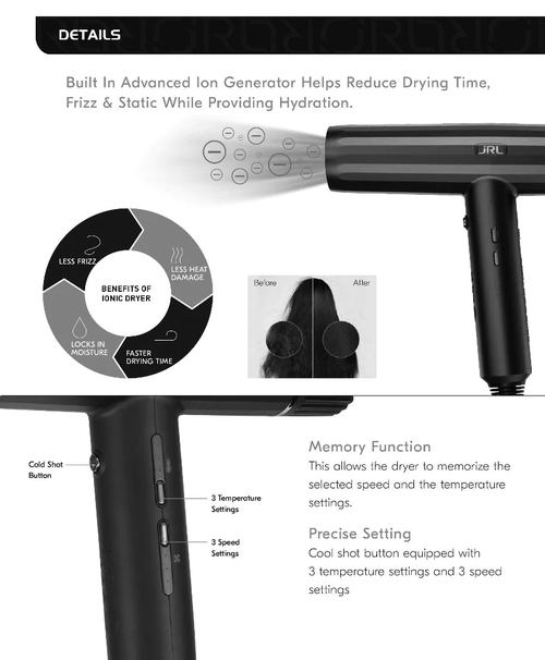 JRL Blow Dryer Forte Pro, view 5