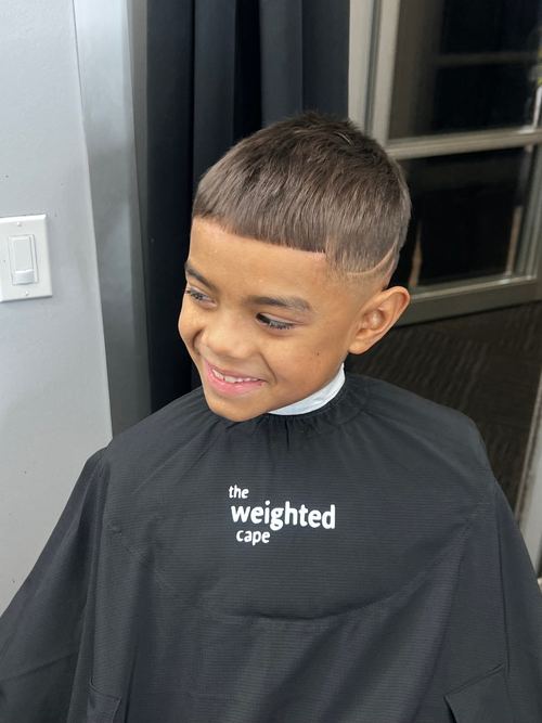 Kids Black 3 Pound Weighted Cape (Back Order), view 8
