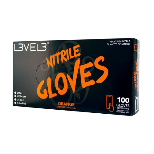 L3VEL3 Nitrile Glove Orange