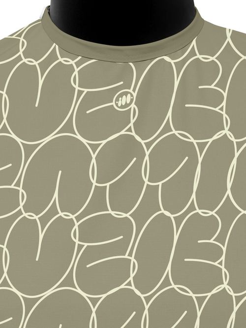 Light Olive Bubble Graffiti PRO Cape, view 3