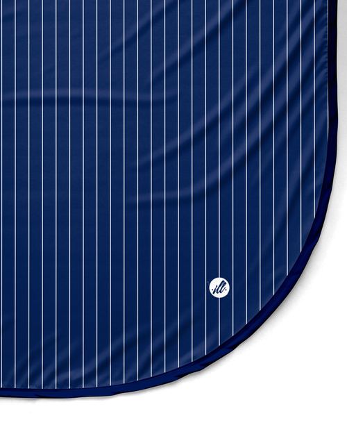 Navy Pinstripe PRO Cape, view 4