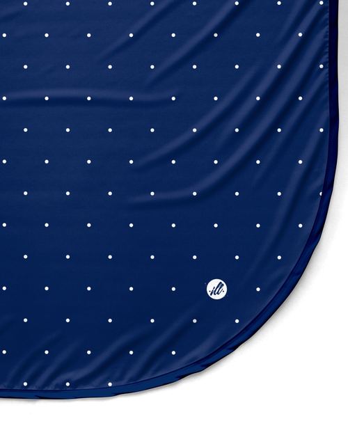 Navy Polka Dot PRO Cape, view 4
