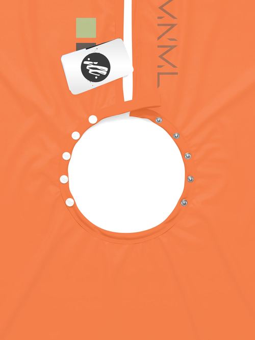 Orange MNML PRO Cape, view 5