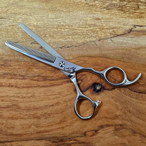 Polished 440c Classic 7-inch 41-Tooth Texturizer, view 2