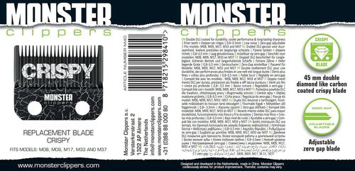 Pre Order Monsterclipper Crispy Cutting Blade, view 4