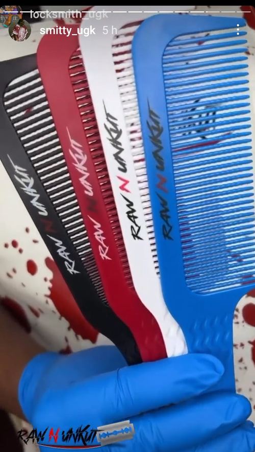 RAW N UNKUT COMBO (GRIPPER COMB + Razor Comb + Parting Comb), view 8