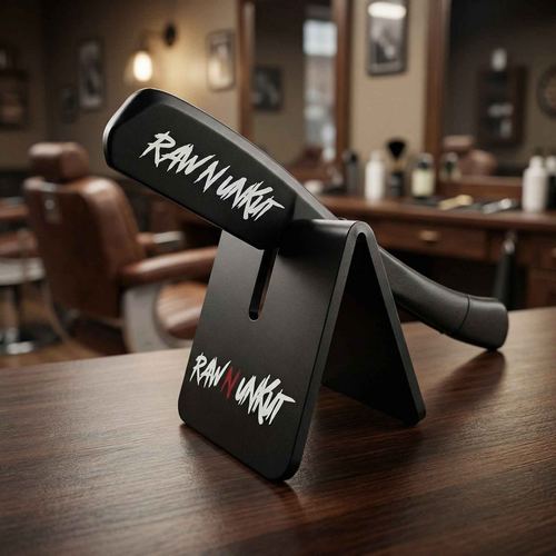 RAW N UNKUT Kamisori Straight Razor Holder, view 2