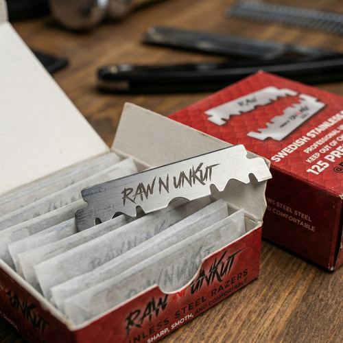 Raw N Unkut Precut Razor Blades, view 3