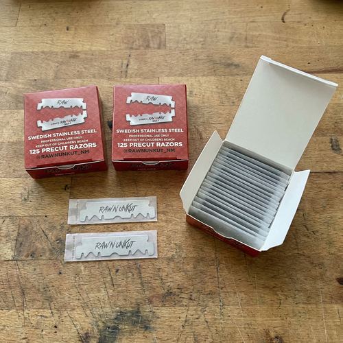 Raw N Unkut Precut Razor Blades, view 5