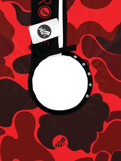 Red Camo PRO Cape, view 6